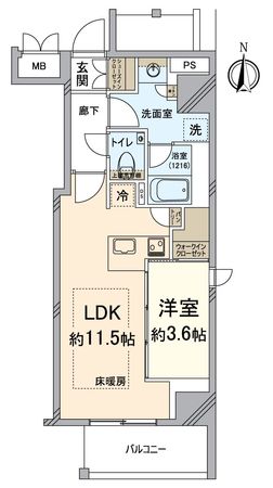 ラ・アトレレジデンス京都 間取図(平面図) ラ・アトレレジデンス京都 間取図(平面図)