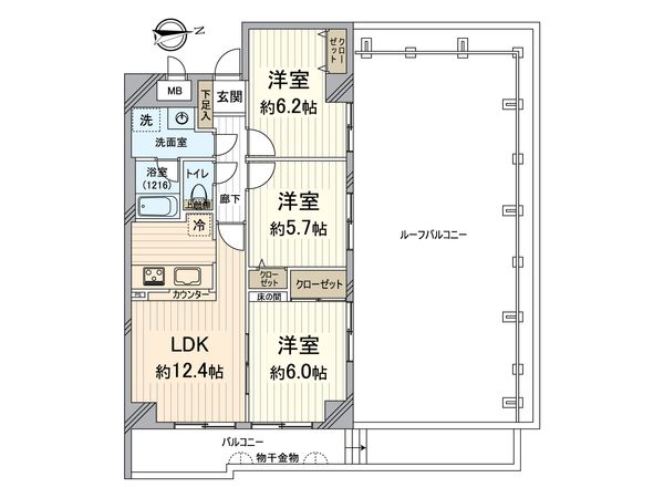 リソシエ山科椥辻 間取図(平面図) リソシエ山科椥辻 間取図(平面図)