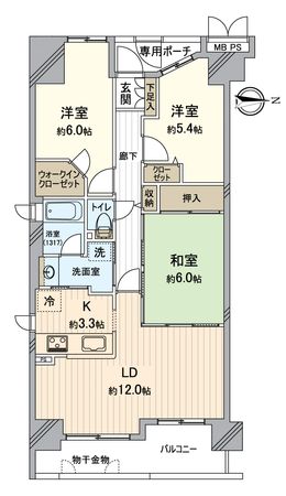ライオンズマンション四条大宮ガーデンシティ 間取図(平面図) ライオンズマンション四条大宮ガーデンシティ 間取図(平面図)