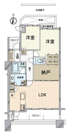 ローレルコート三条堀川 間取図(平面図) ローレルコート三条堀川 間取図(平面図)