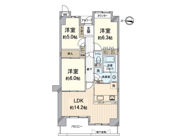 間取図(平面図)