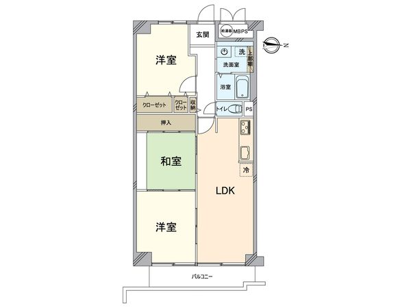 京都上京ハウス 3号棟 間取図(平面図) 京都上京ハウス 3号棟 間取図(平面図)