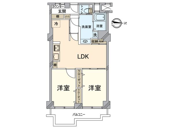メガロコープ西陣A 間取図(平面図) メガロコープ西陣A 間取図(平面図)