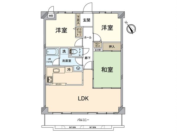 ライオンズマンション山科御陵 間取図(平面図) ライオンズマンション山科御陵 間取図(平面図)