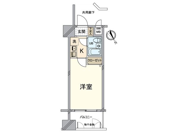 エスリード京都河原町第3 間取図(平面図)