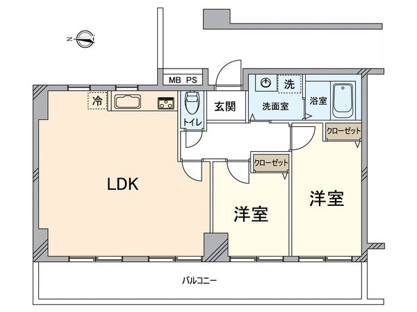 ハイツ千本一条 間取図(平面図) ハイツ千本一条 間取図(平面図)