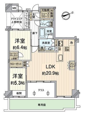 ザ・レジデンス京都祇園八坂通 間取図(平面図) ザ・レジデンス京都祇園八坂通 間取図(平面図)