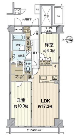 ローレルコート京都柳馬場六角 間取図(平面図) ローレルコート京都柳馬場六角 間取図(平面図)