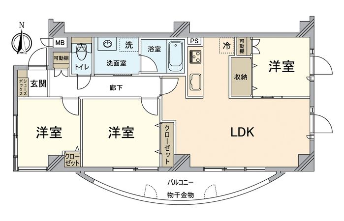 デ・リード御池 間取図(平面図) デ・リード御池 間取図(平面図)