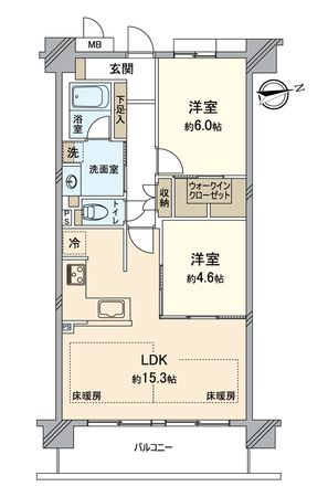 ローレルコート室町 間取図(平面図) ローレルコート室町 間取図(平面図)