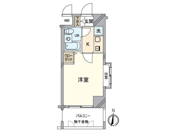 デ・リード河原町 間取図(平面図) デ・リード河原町 間取図(平面図)