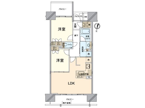 ザ・京都レジデンス四条河原町 間取図(平面図)