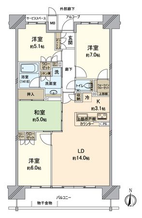 間取図(平面図)