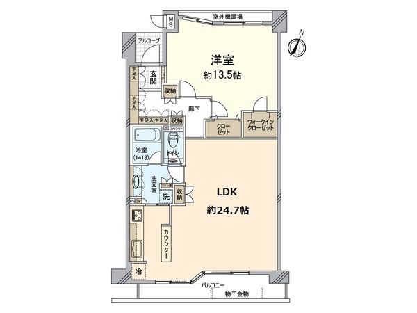 マジェス京都岡崎 間取図(平面図) マジェス京都岡崎 間取図(平面図)