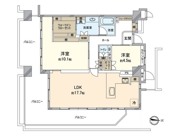 ルイシャトレ室町 間取図(平面図) ルイシャトレ室町 間取図(平面図)