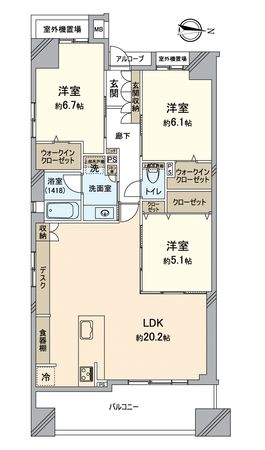 間取図(平面図)