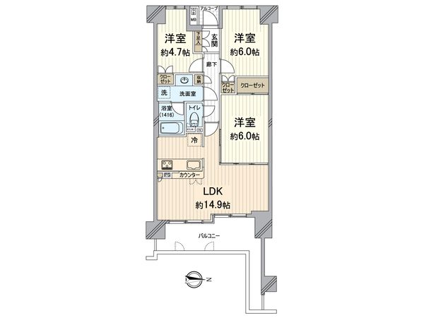 間取図(平面図)
