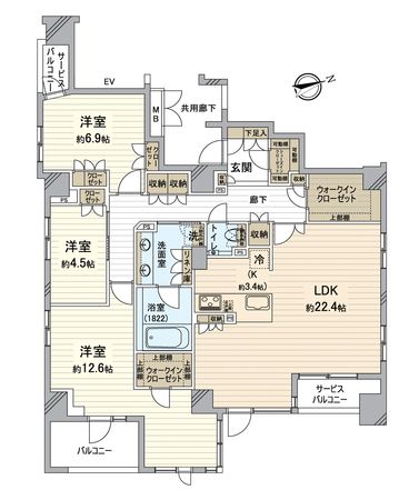 シーンズ京都鴨川河原町 間取図(平面図) シーンズ京都鴨川河原町 間取図(平面図)
