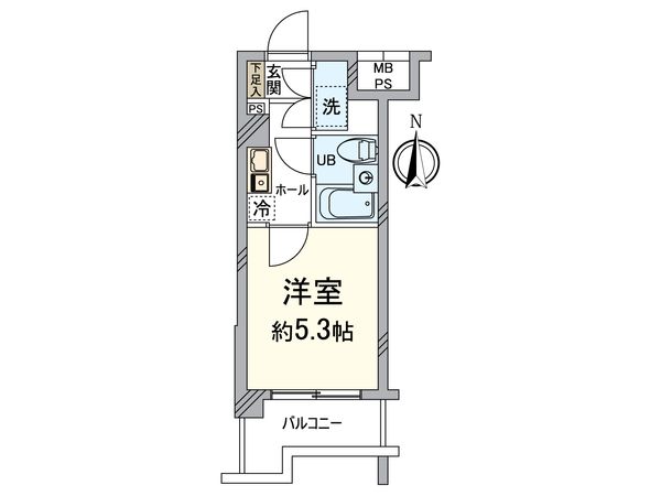 ホーユウコンフォルト二条城前 間取図(平面図)