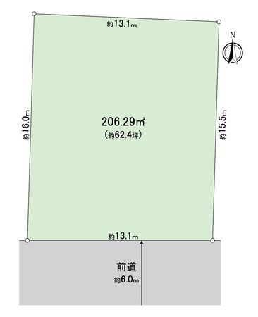西京区大枝西新林町6丁目 区画図