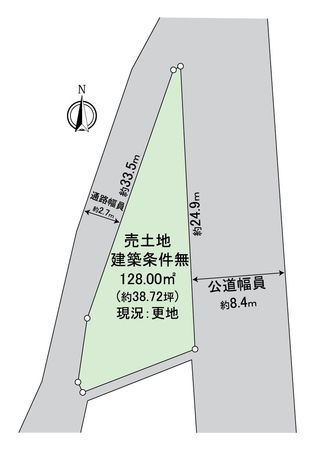 西京区大枝東長町 区画図