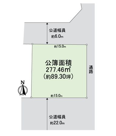 西京区大枝西新林町5丁目 区画図 区画図