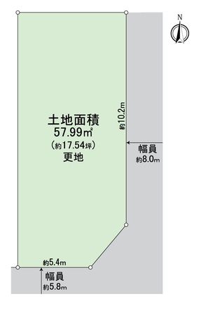向日市寺戸町三ノ坪 区画図