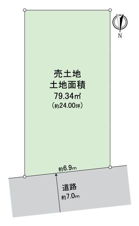 向日市寺戸町二ノ坪 区画図 向日市寺戸町二ノ坪 区画図