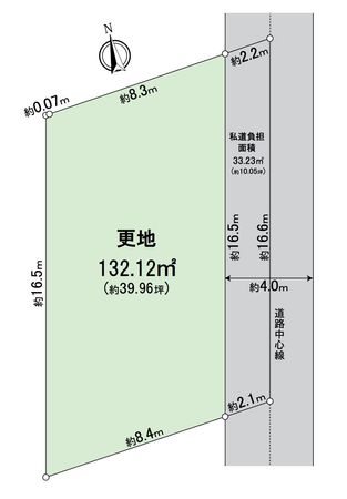西京区桂千代原町 区画図 西京区桂千代原町 区画図