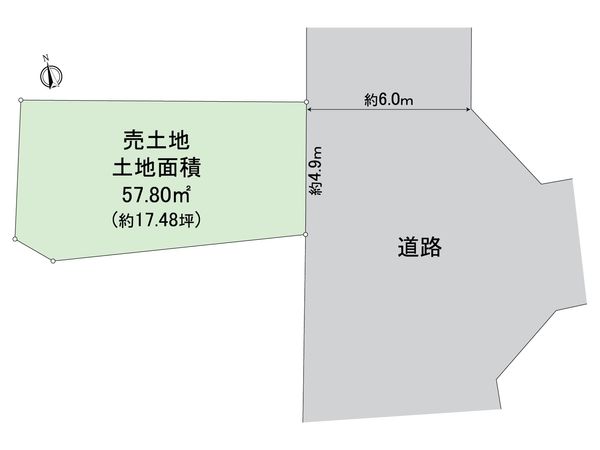 長岡京市滝ノ町2丁目 区画図 長岡京市滝ノ町2丁目 区画図