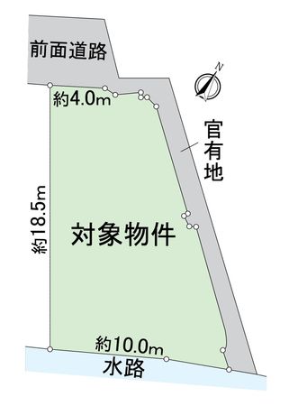 西京区山田平尾町 区画図