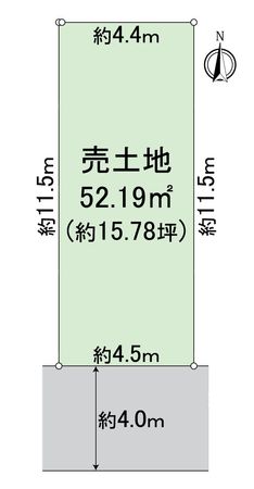西京区桂乾町 区画図