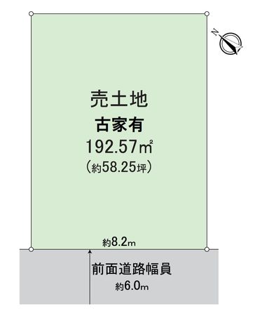 向日市寺戸町大牧 区画図 向日市寺戸町大牧 区画図