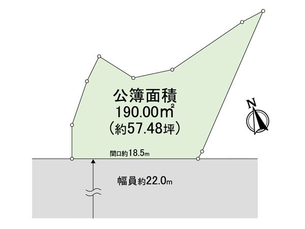 西京区桂乾町 区画図
