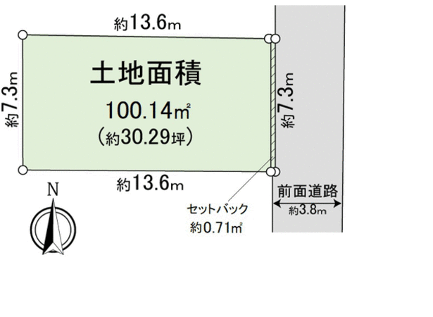 京都市西京区桂坤町 地形図