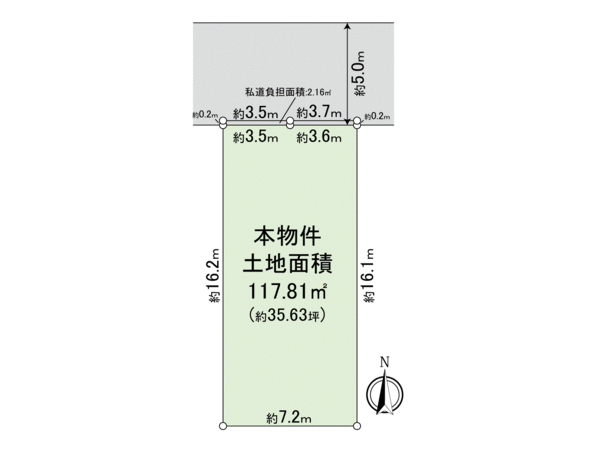 西京区桂坤町 地形図