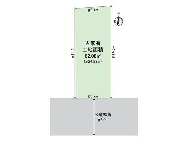 西京区川島調子町 区画図