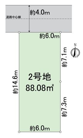 向日市森本町前田 2号地 区画図 向日市森本町前田 2号地 区画図