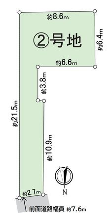 向日市森本町春日井 2号地 区画図