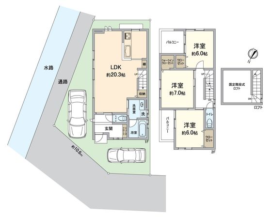 南区久世上久世町 間取図(平面図)
