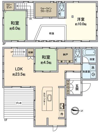 西京区御陵大枝山町3丁目 間取図(平面図) 西京区御陵大枝山町3丁目 間取図(平面図)