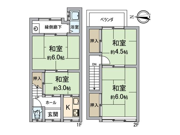 西京区川島権田町 間取図(平面図) 西京区川島権田町 間取図(平面図)
