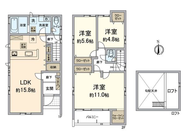 長岡京市今里畔町 間取図(平面図) 長岡京市今里畔町 間取図(平面図)