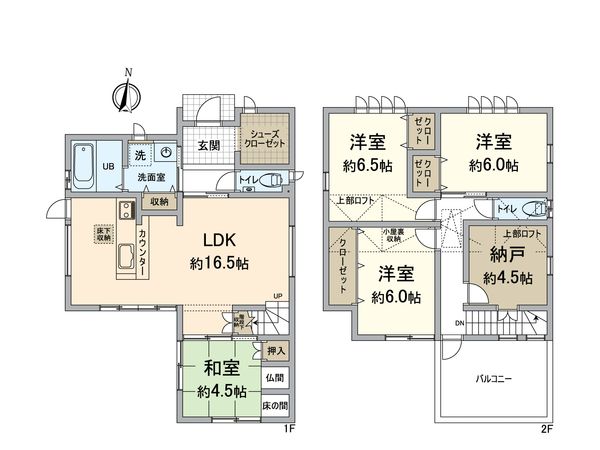 西京区大枝沓掛町 間取図(平面図) 西京区大枝沓掛町 間取図(平面図)