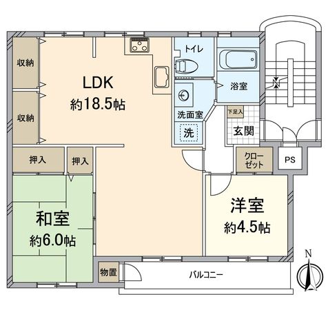 メゾン神足 間取図(平面図) メゾン神足 間取図(平面図)