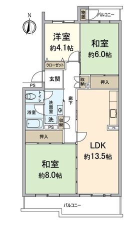 間取図(平面図)