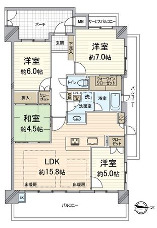 間取図(平面図)