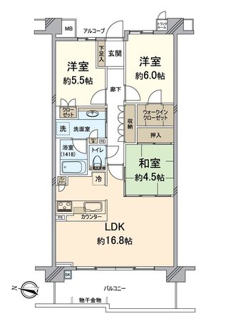 間取図(平面図)