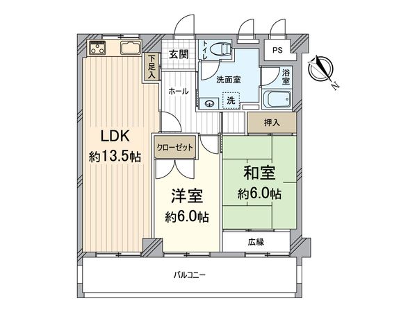 嵐山レックスマンション 間取図(平面図)