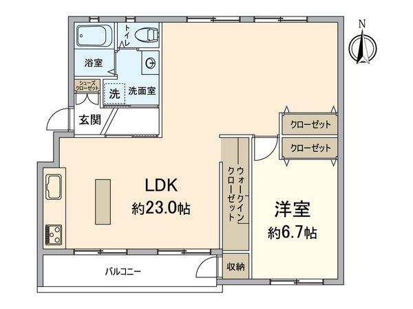 長岡天神ハイツ 10棟 間取図(平面図) 長岡天神ハイツ 10棟 間取図(平面図)